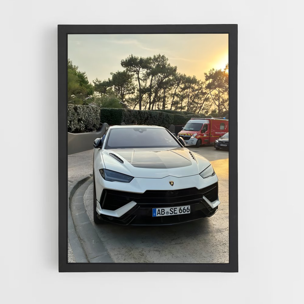 Poster L'Aigle de la Route – affiche Lamborghini (vue 2)